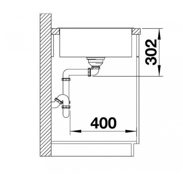 Zlew konglomeratowy + Sitz Glas- AXIA III 6 S Blanco Silgranit rechts komora 1000x510mm kawowy- sanitbuy.pl