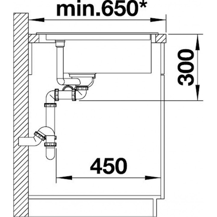 Zlew konglomeratowy + Sitz Glas- AXIA III XL 6 S Blanco Silgranit rechts komora 1000x470mm kawowy- sanitbuy.pl