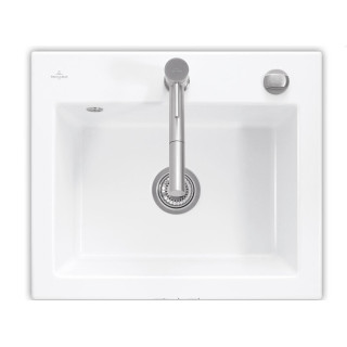 Zlew Keramik Villeroy&Boch Subway 60 S Classicline 510x600mm KA white alpin- sanitbuy.pl