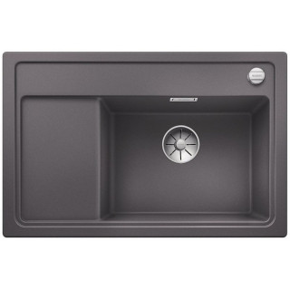Zlew konglomeratowy ZENAR XL 6 S InFino Blanco Silgranit 780x510mm komora links mit Stöpsel kawowy- sanitbuy.pl