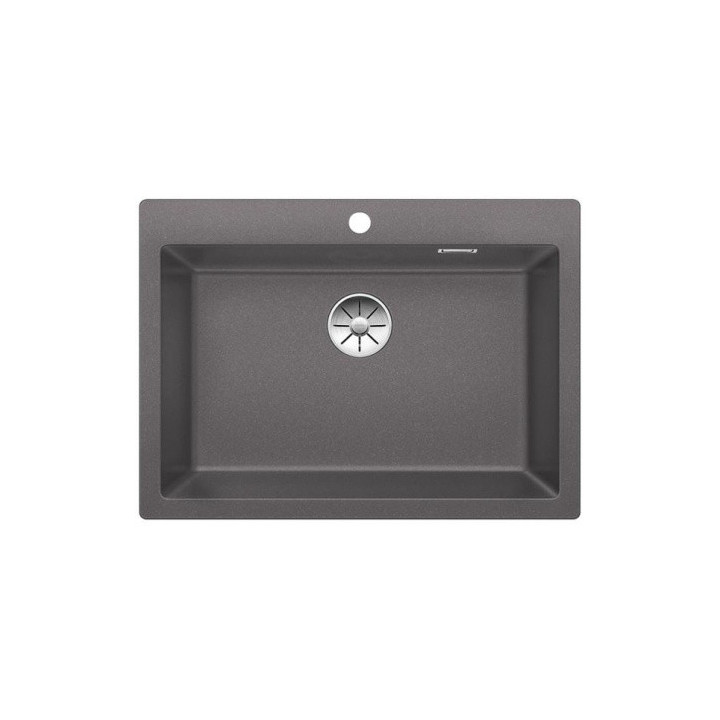 Blanco Pleon 8 Zlewozmywak granitowy Silgranit PuraDur jednokomorowy 70x51 cm ohne automatischen Stöpsel, antracytowy - sanitbuy