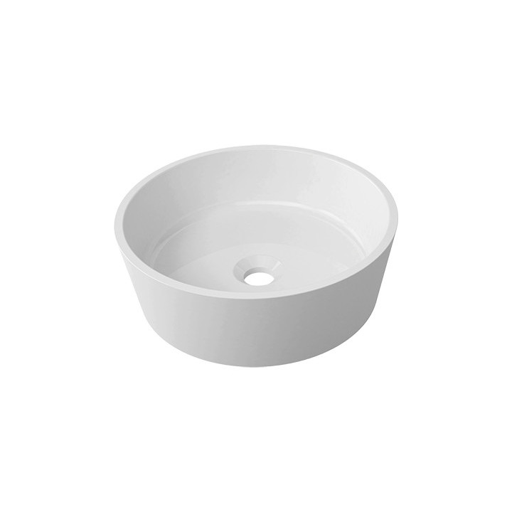 Aufsatzwaschtisch Omnires Marble+ 38x12,4 cm weiß- sanitbuy.pl