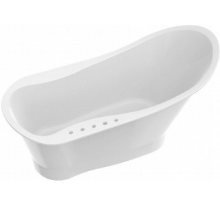 Badewanne freistehend, Sanitti Venti, 1645x755x816, ohne Überlauf, weiß
