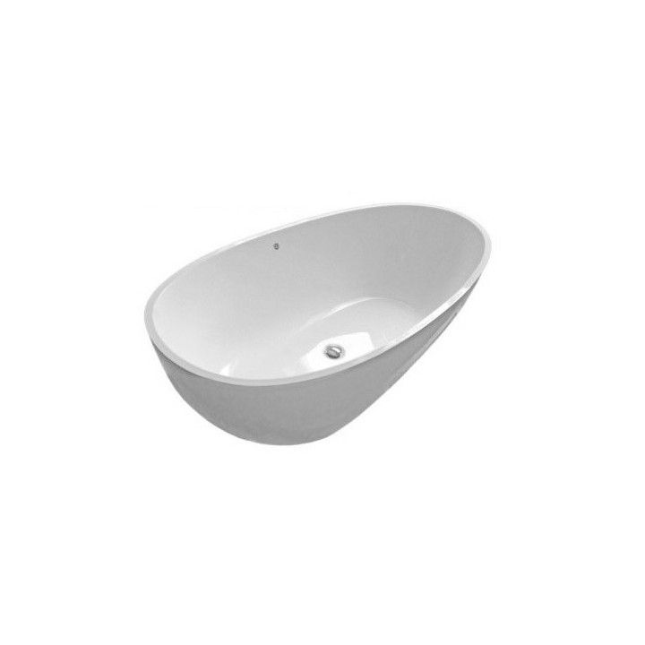 Badewanne freistehend, Sanitti TRE, 1536x800x621, ohne Überlauf, weiß 