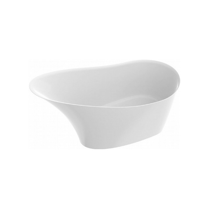 Badewanne freistehend, Sanitti CINQUE, 1505x702x840, ohne Überlauf, weiß 