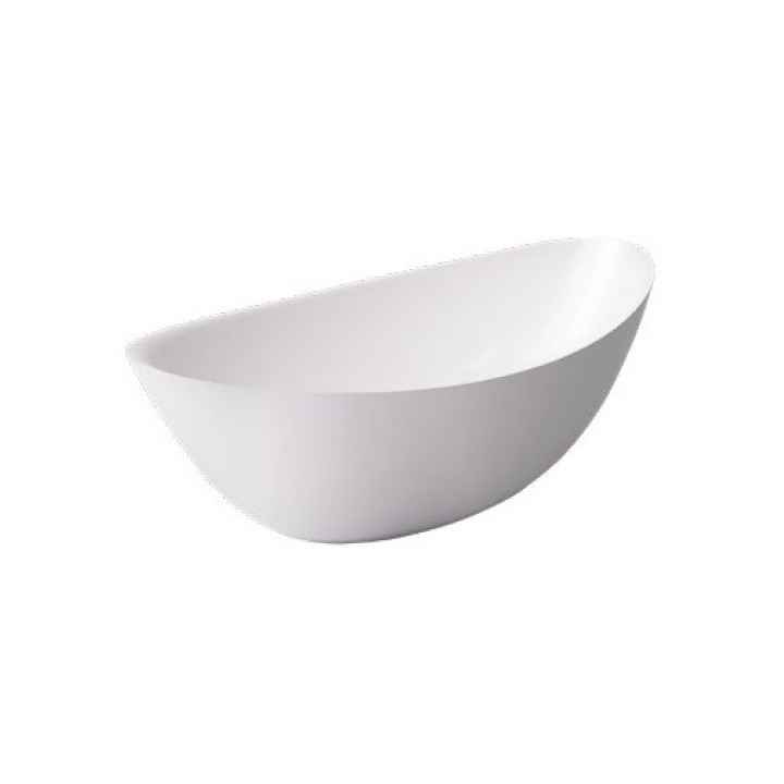 Badewanne freistehend Massi Modern, 180x87x65 cm, ohne Überlauf, weiß