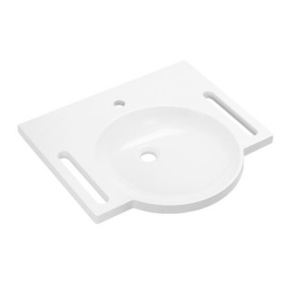 Waschtisch Hewi M40 hängend 65x55cm, weiß