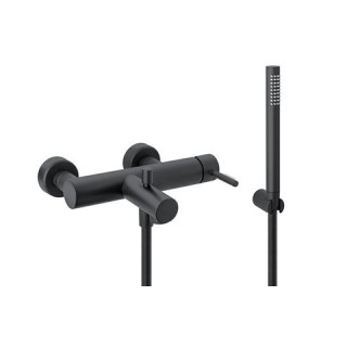 Wannenbatterie Giulini Futuro 6501-01 schwarz matt