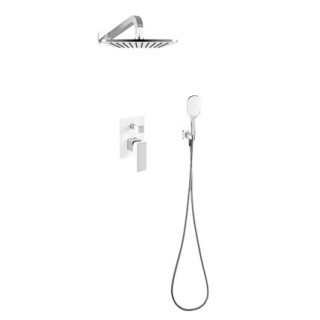 Dusch-set Unterputz punktowy Omnires Parma Chrom & weiß