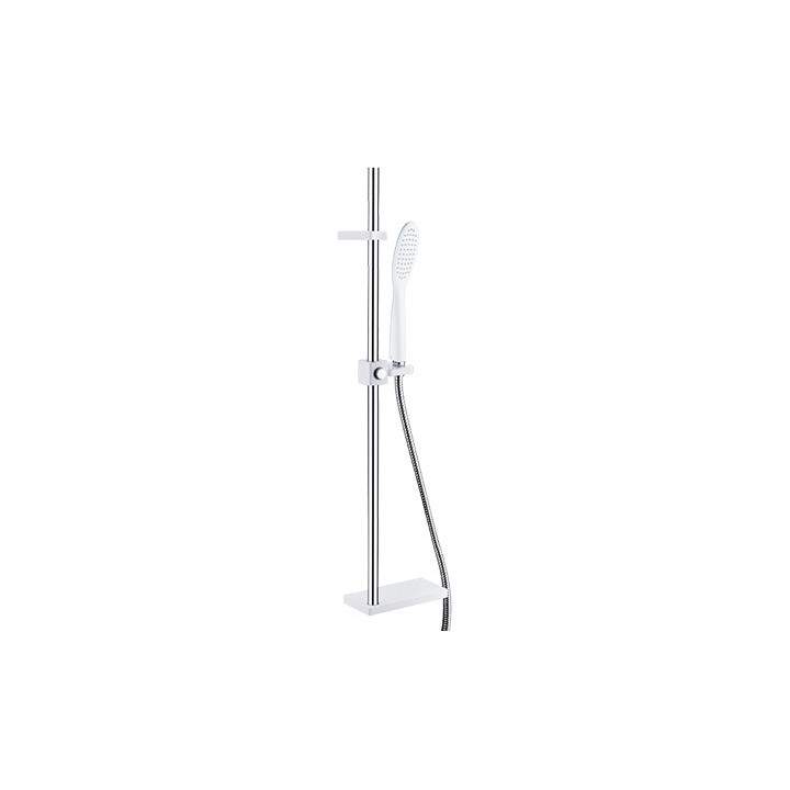 Dusch-Set suwany Omnires Siena Chrom & weiß