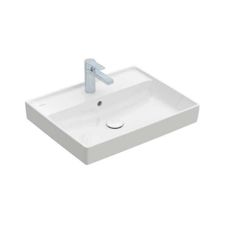 Waschtisch mit unterschrank doppelt Villeroy&Boch Collaro, 130x47cm, z Überlauf, weiß