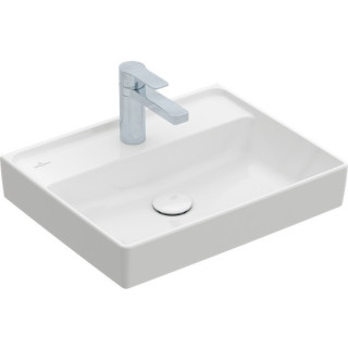 Waschtisch mit unterschrank doppelt Villeroy&Boch Collaro, 130x47cm, z Überlauf, weiß