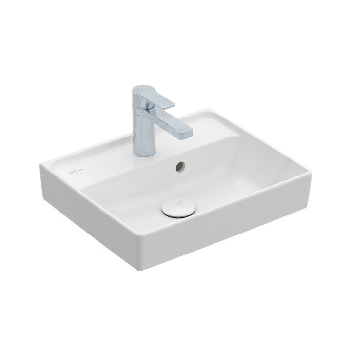 Waschtisch mit unterschrank doppelt Villeroy&Boch Collaro, 130x47cm, z Überlauf, weiß