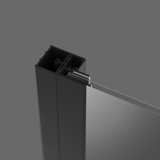 Profil poszerzający +2cm, Radaway Nes Black