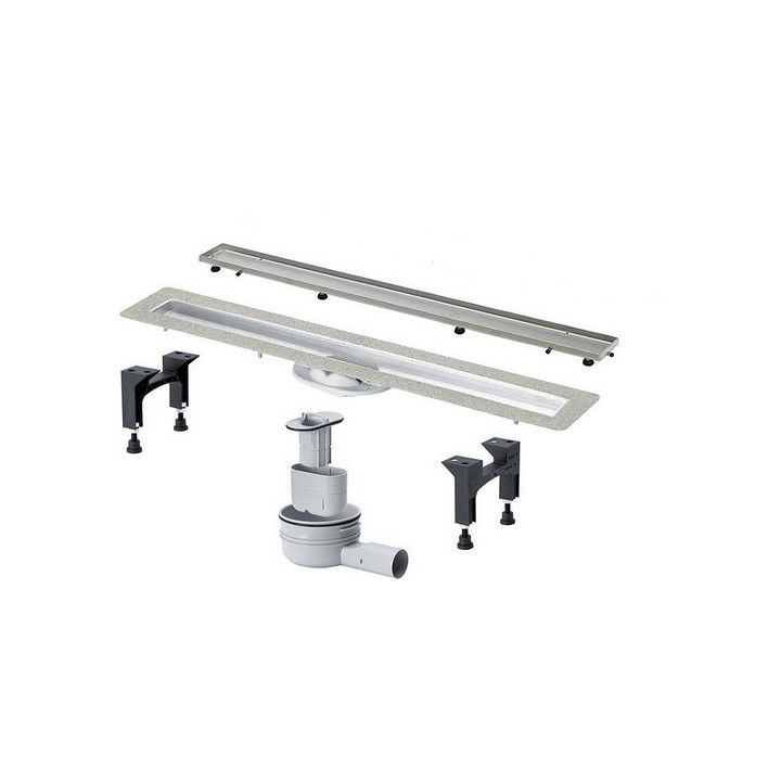 Ablaufrinne Viega Advantix mit Rost Visign ER13, 750mm