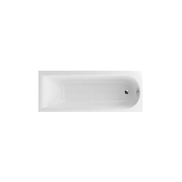 Badewanne rechteckig Excellent Aurum Slim 160x70 cm, weiß