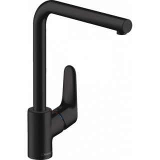 Küchenarmattur Hansgrohe Focus 280, Einhebel-, obracana Auslauf, schwarz matt