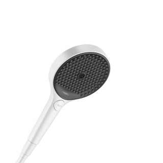 Brausekopf Hansgrohe Rainfinity 130 3jet, 3-strumieniowa, schwarz matt