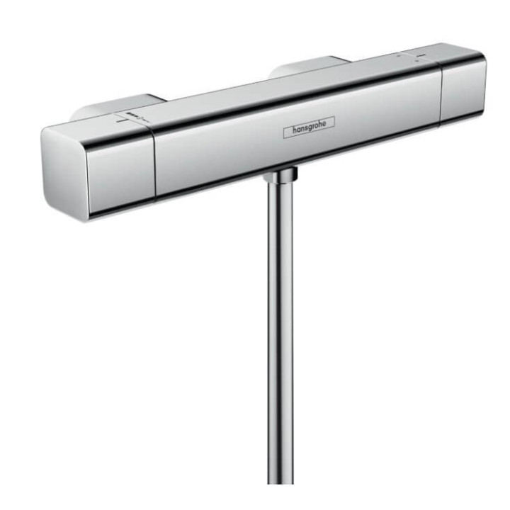 Dusch- Armatur thermostatisch Hansgrohe Ecostat E, Aufputz, Chrom