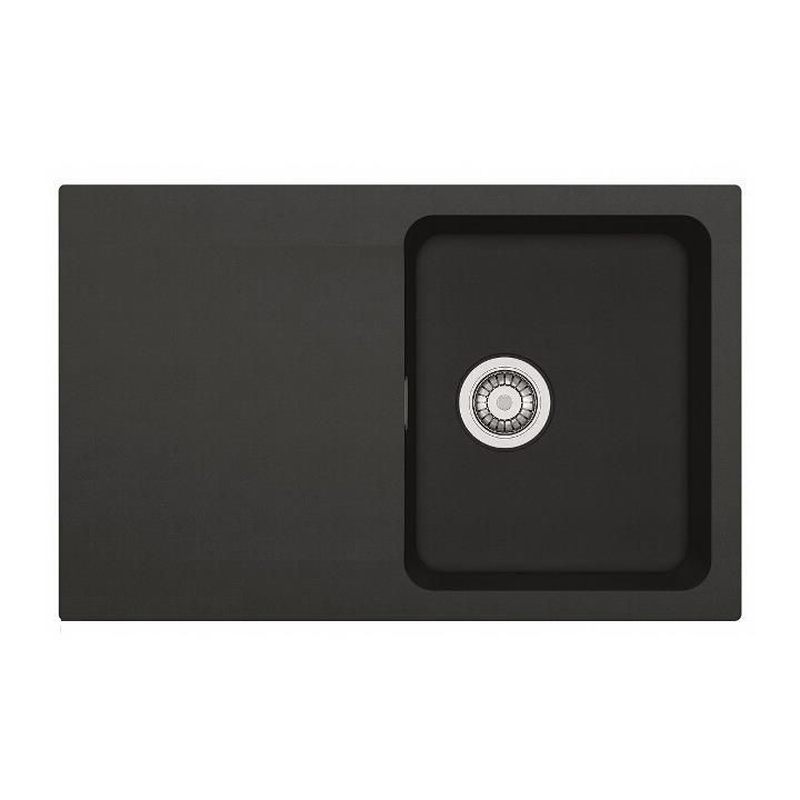 Zlewozmywak Franke Java JAG 611 z Fragranitu zum Einbau, jednokomorowy,  86x51cm, onyx