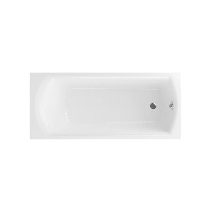 Badewanne rechteckig Excellent Lamia Slim 170x75 cm, Acryl-, weiß
