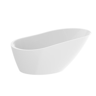 Badewanne freistehend Marmorin Mia 1678x894x790 mm weiß