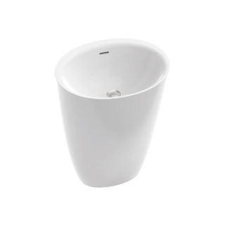 Waschtisch freistehend Marmorin Mia S 550x420x850 mm z Überlauf weiß