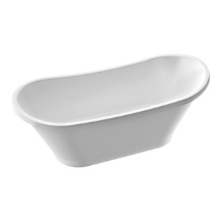 Badewanne Marmorin Pia 161x65 cm, freistehend, ohne Überlauf
