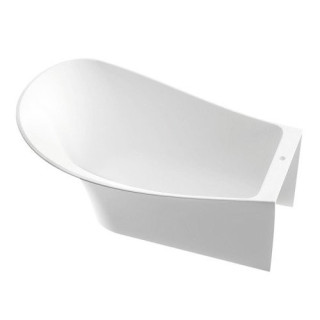 Badewanne Marmorin Misa L 155x92 cm, links
