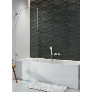 Parawan nawannowy Radaway Euphoria PNJ 60, Glas transparent, 600-610x1500mm, profil Chrom