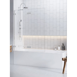 Parawan nawannowy Radaway Euphoria PNJ 60, Glas transparent, 600-610x1500mm, profil Chrom