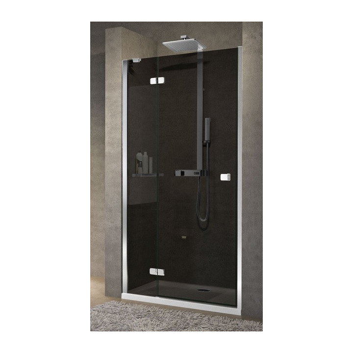 Tür Dusch- für die Nische Novellini Brera G, 84-86x200cm, Glas transparent, profil Chrom
