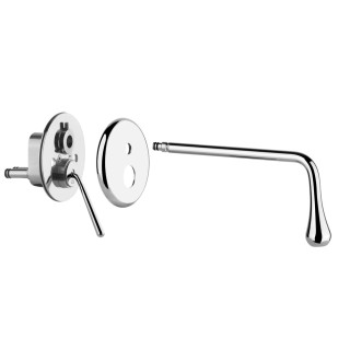 Unterputz Wannenbatterie Gessi Goccia, Auslauf 70-300mm, Einhebel-, Chrom