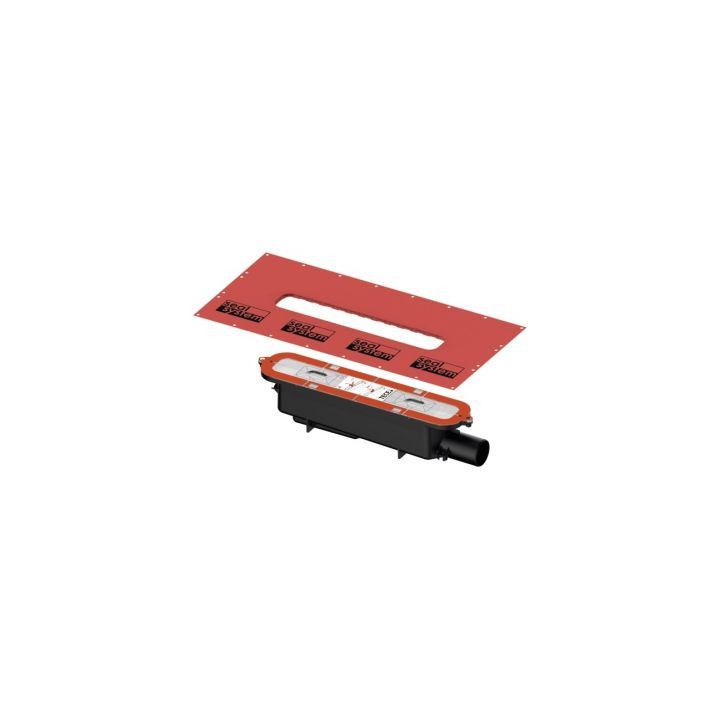 Ablaufbogen TECE drainline mit Siphon pionowym 6 500 03