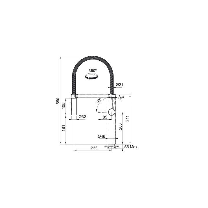 Armatur Franke Ambient EVO, Chrom