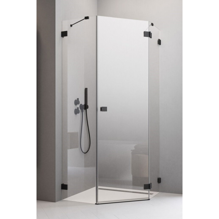 Teil rechts Kabine Radaway Essenza Pro Gold KDD, 1000x2000mm, Glas transparent, golden profil