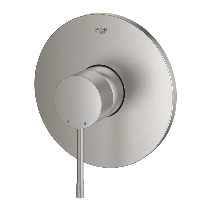 Brausearmatur Grohe Essence zur Wandmontage, Einhebel- - rostfreier Stahl
