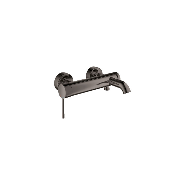 Wannenarmatur zur wandmontage Grohe Essence, Einhebel-, polished nickel