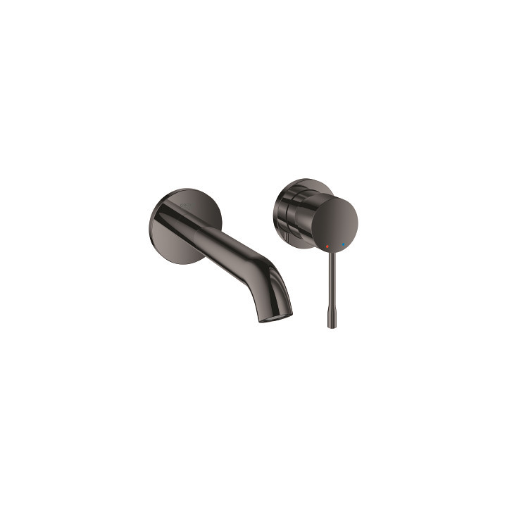 Waschtischarmatur mit 2-Anschlüssen Grohe Essence, Unterputz, Einhebel-, polished nickel