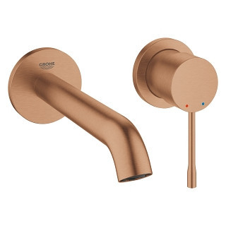 Waschtischarmatur mit 2-Anschlüssen Grohe Essence, Unterputz - brushed warm sunset