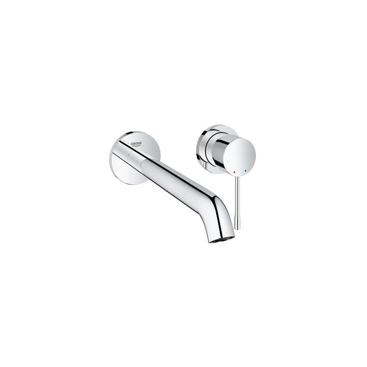 Bateria umywalkowa Grohe Essence ścienna, dł. 183 mm, chrom, 2-otworowa- sanitbuy.pl