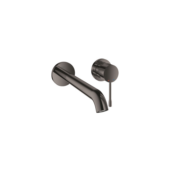 Waschtischarmatur mit 2-Anschlüssen Grohe Essence, Unterputz, dł. 230 mm - hard graphite