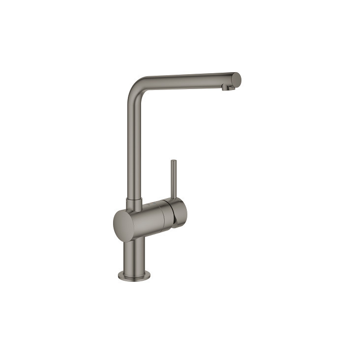 Küchenarmatur z drehbar wylewką GROHE Minta 1/2", Einhebel- - brushed hard graphite