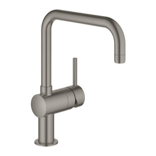 Einhebel- Küchenarmatur z drehbar wylewką Grohe Minta, DN 15 - brushed hard graphite