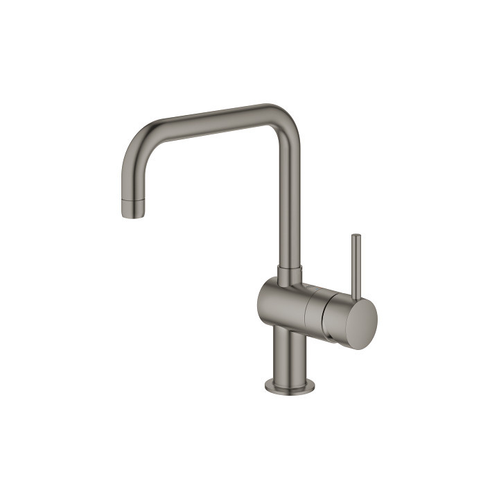 Einhebel- Küchenarmatur z drehbar wylewką Grohe Minta, DN 15 - brushed hard graphite