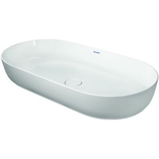 Aufsatzwaschtisch Duravit Luv, 80x40cm, oval, WonderGliss, weiß
