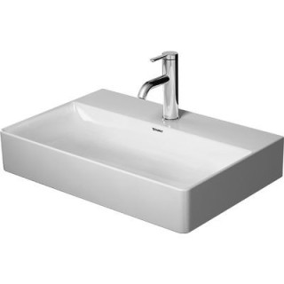 Duravit DuraSquare Compact Waschtisch 60x40 cm mit Unterschrank rechteckig weiß 