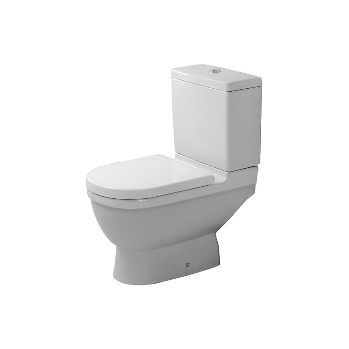 Becken WC stehend Duravit Starck 3, 56x36cm, HygieneGlaze, weiß