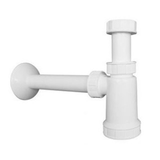 Ablaufgarnitur umywalkowy Flaschen- Oltens Harkan, 1 1/4" plastikowy - weiß