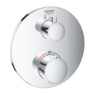 Thermostatisch Brausearmatur do obsługi dwóch wyjść wody - Chrom